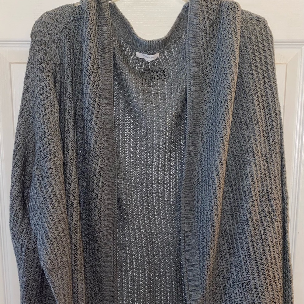 Maurice’s Open Waffle Sweater Cardigan